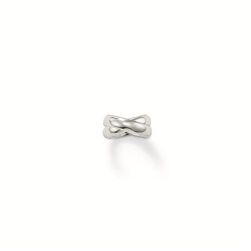 Thomas Sabo Anillo Solitario Para Mujer Signature Line Pavé Blanco