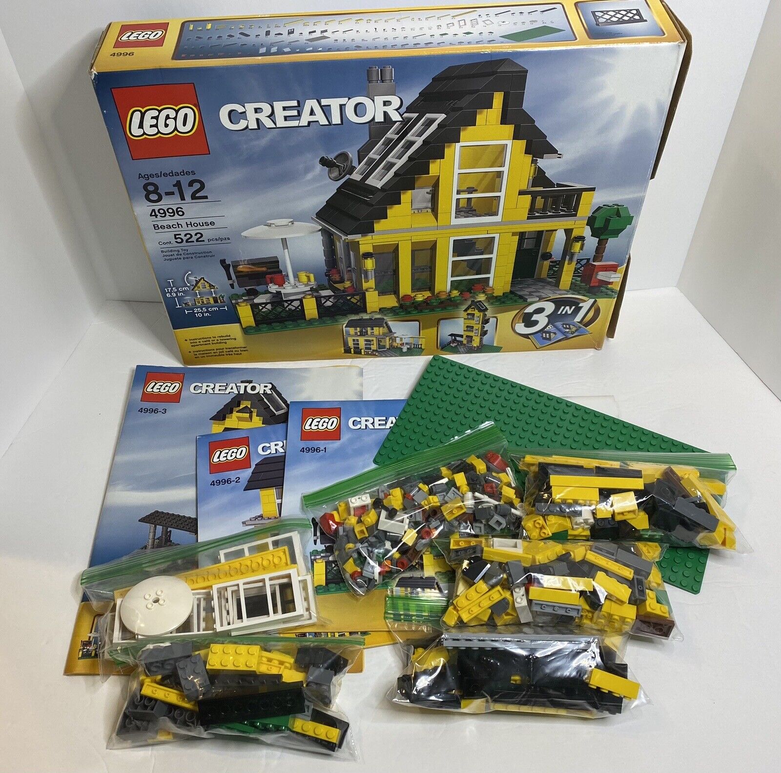 Lego Creator Beach House Set 4996 Retired - 100% Complete w/ Instructions & Box