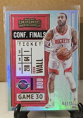 2020-21 Panini Contenders Conference Finals Ticket John Wall /75 ...