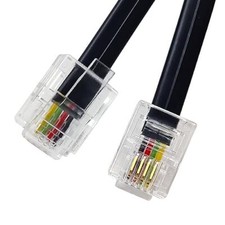 Phone Cable 6 Feet Telephone Line Cord with RJ11 6P4C Connectors for Landline...