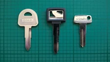 Japanese Classic Motorcycle Keys Cut To Code. Honda, Kawasaki, Suzuki, Yamaha.