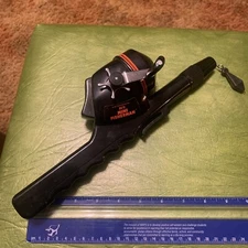 Vintage K-Tel Mini Fisherman Fishing Pole  Combo Outfit Backpack Camping Travel