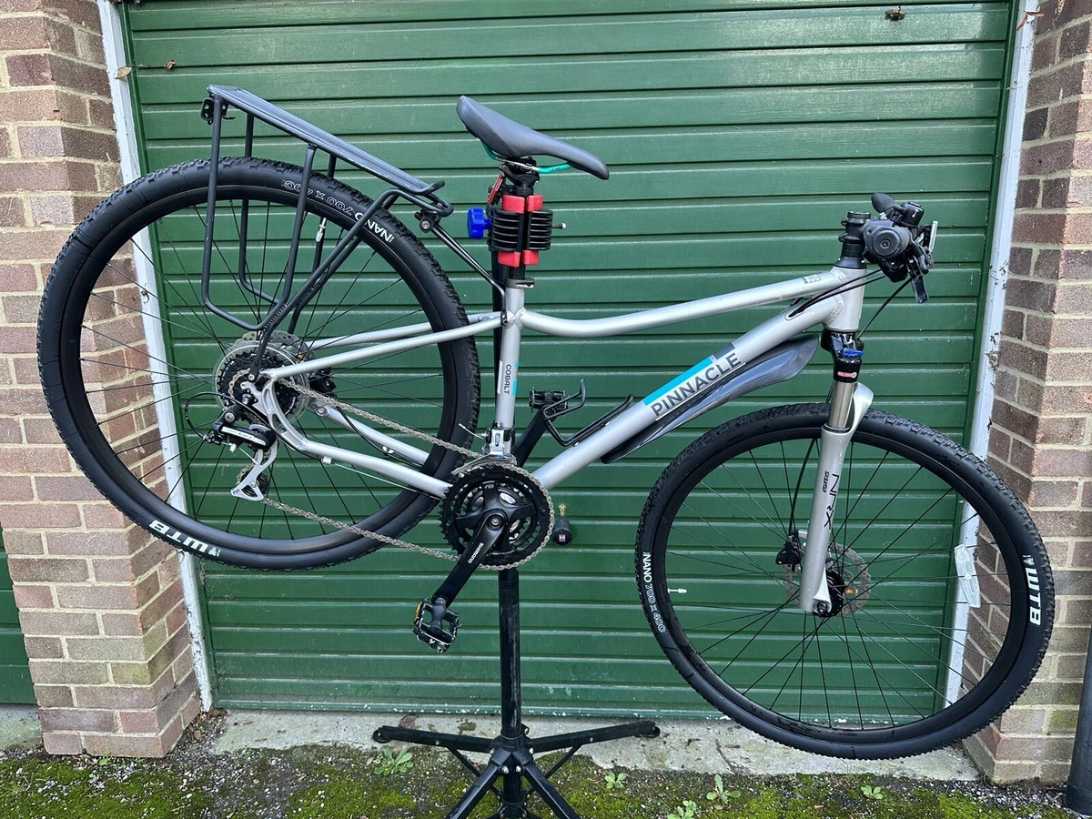 Pinnacle Cobalt Hybrid Bike Hydraulic Brakes Pannier Rack Serviced UK Delivery