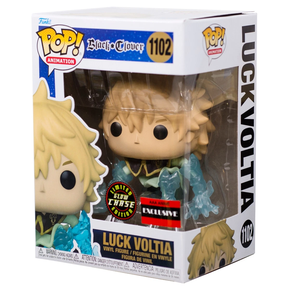 Black Clover Luck Voltia Funko Pop! Vinyl Figure #1102 - AAA Anime Exclusive