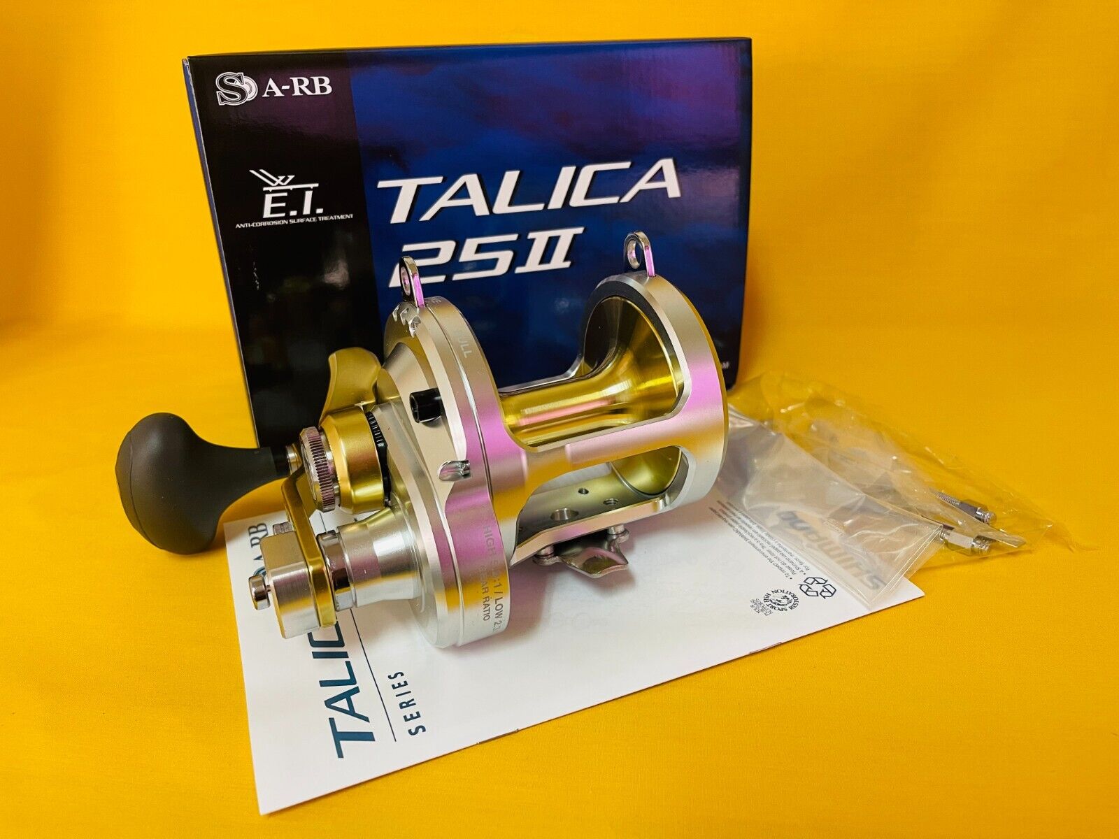 NEW SHIMANO TALICA 25 II CAM 2-SPEED BIG GAME REEL NEW VERSION *FAST  DELIVERY*