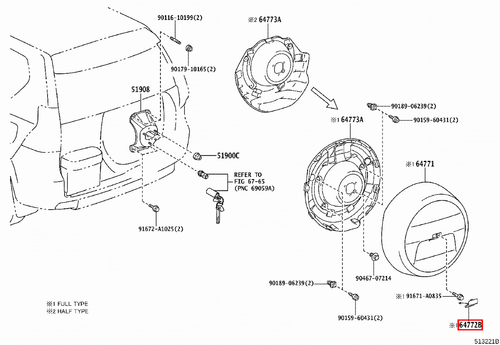 Genuine Toyota Prado 150 Series KDJ GRJ GDJ Spare Wheel Camera Cover Super White - Picture 6 of 6