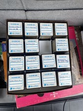 Bell  Howell 16 Slide Cube Cartridge Library Full Of European Slides