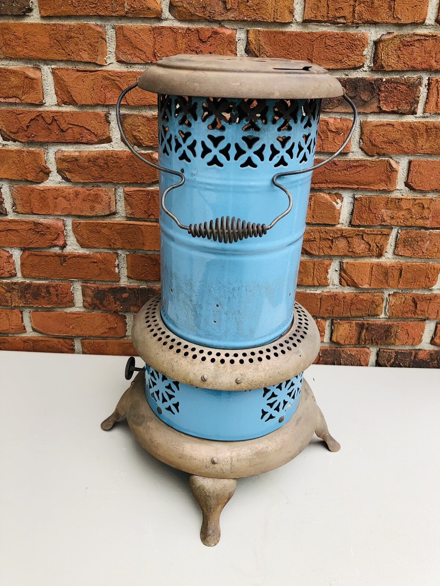 Antique Robin Egg Blue Enamel 630 Perfection Oil Kero Parlor Cabin Heater  Stove | eBay