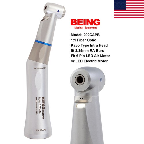 BEING Slow Speed Contra Angle Electric Handpiece Intra LUX Head Kavo E20L E20C - Picture 47 of 86