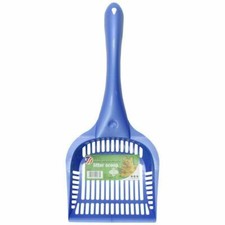 Van Ness Plastics Cat Litter Scooper Extra Giant Scooper Long Handle Blue 15.5"