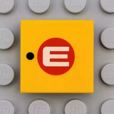 LEGO Disney Pixar Wall-E Printed Tile 2x2  New  - 3068pb0683 - 21303 - Qty 1