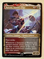 Raiyuu, Storm's Edge Showcase 329 Kamigawa Neon Dynasty MTG NM NP