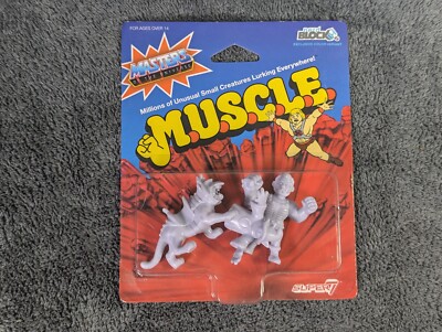 Battle Cat Fisto Orko MOTU MUSCLE MOTUSCLE Super 7 Nerd Block Purple