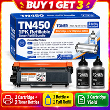 TN450 Refillable toner Cartridge for Brother HL-2130 2230 2240 MFC7860