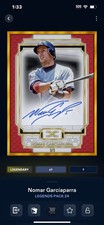 Topps Bunt Digital Nomar Garciaparra 2024 Legends Signature 1/1