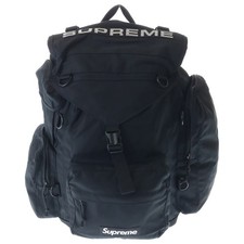 SUPREME 05AW Scatter Weave Backpack Web Rucksack Black Used fdcc6386b88a43069436
