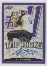 2019 Leaf Metal Draft Top Picks Purple Wave 6/15 Alek Manoah #TP-AM2 Auto m2a