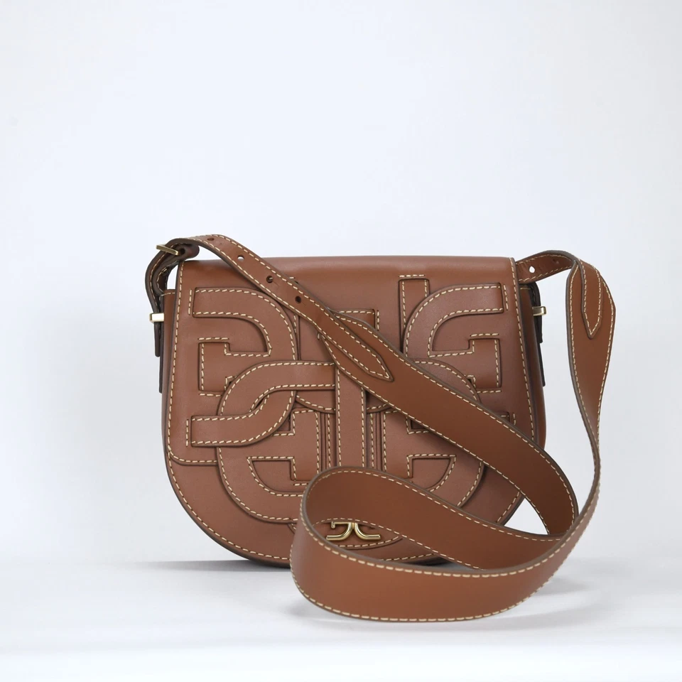 Небольшая седельная сумка Sam Edelman Bay — коньяк - Изображение 4 из 4