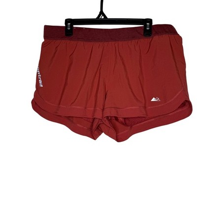 Columbia Montrail Women's Red Running Shorts with Pockets Sz XL
