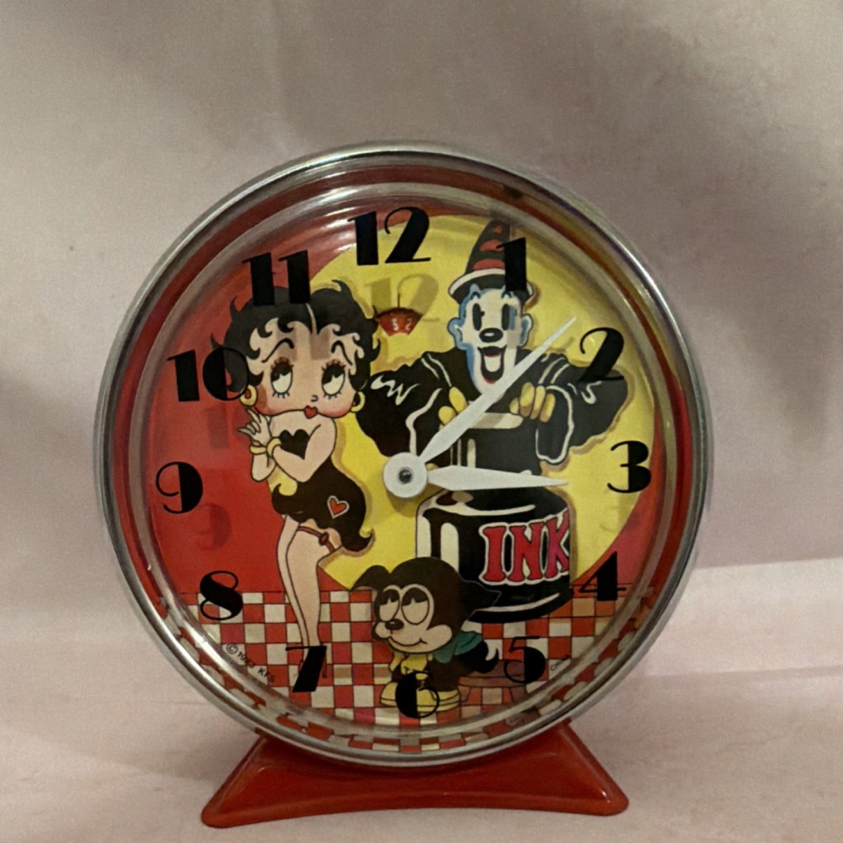 Betty's Store Ltd. Betty Boop Alarm Clock Red Animation Mechanical