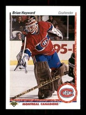  171 Brain Hayward  Canadiens 1990 Upper Deck NHL Hockey Sports Trading Card 
