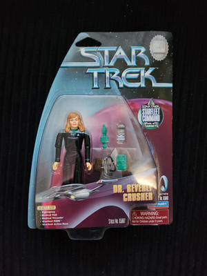 ''STAR TREK 5 INCH STARFLEET COMMAND MOVIE DR. BEVERLY CRUSHER (RAR) OVP''