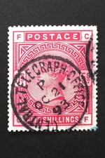 QV 5/ Blued Paper SG.176 Used CDs Telegraph Well Centered Good Perforation VF