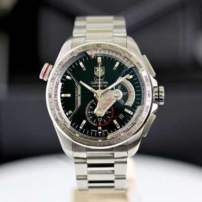 Tag Heuer Grand Carrera Calibre 36 CAV5115.BA0902 Steel 43mm Watch New Old Stock