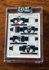 2025 National Treasures Jalen Hurts Cooper DeJean Carter Saquon Barkley Quad /99