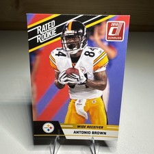 Antonio Brown 2010 Donruss Rated Rookie Card #6 Pittsburgh Steelers. rookie card picture
