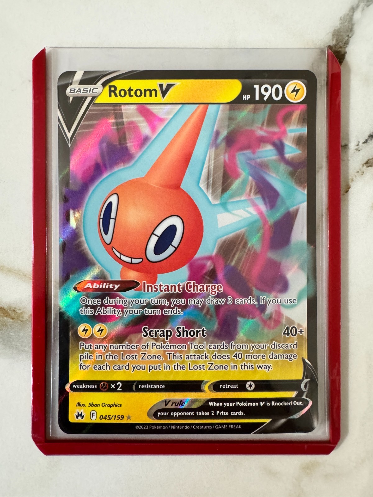 Rotom V 045/159 Crown Zenith