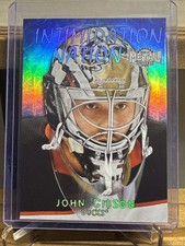 John Gibson 2020-21 SkyBox Metal Universe: Intimidation Nation Ducks #IN-30