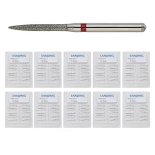 Dental Flame Diamond Burs 863/012F Fine Grit Friction Grip FG 1.6mm Multi-Use