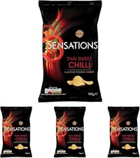Walkers Sensations Thai Sweet Chilli Crisps 150g Pack of 4 Sharing Bags