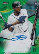 2020 Topps Finest Travis Demeritte Auto Green Refractors /99