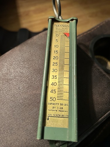 Vintage Hanson Scale # 895 capacity 50 LBS