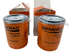 (2 PACK) Genuine OEM Generac 070185ES Oil Filter for Portable Generators NEW