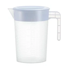 0.66 Gallon/2.5 Litre Plastic Pitcher with Lid BPA-FREE Eco-Friendly Carafes ...
