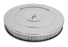 Trans-Dapt Performance Chrome Air Cleaner 14" Dia Round White Paper Element 2147