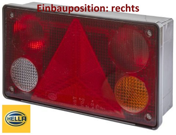 Hella 2VP340400-141 Heckleuchte Rechts RüCklicht Hecklicht RüCkleuchte-image