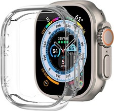 Bumper Case for Apple Watch Ultra 3/Ultra 2 49mm Soft Flexible TPU Cover
