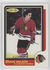 1986-87 O-Pee-Chee Doug Wilson #106 HOF 0a4