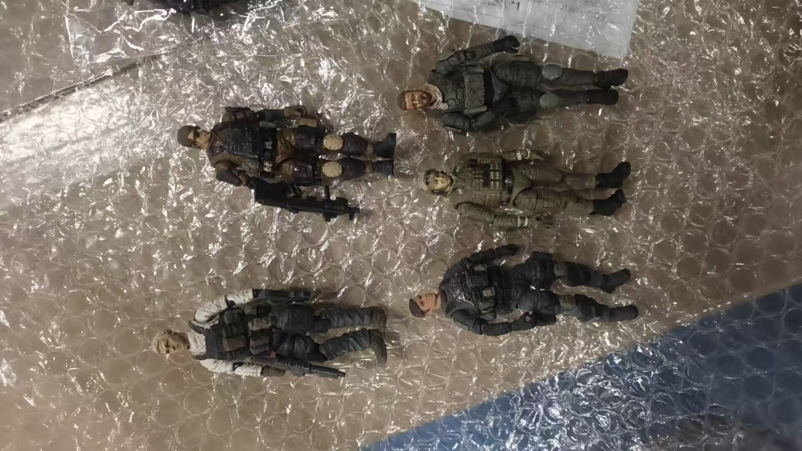 Joytoy NO BOX 1/24 Scale Squad Set of 7 Figures Military Model Toys