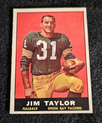 Jim Taylor #41 1961 Topps card