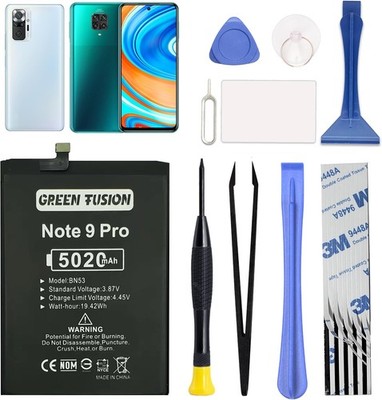 Only for Redmi Note 9 Pro Note 10 Pro Battery Replacement BN53 Battery