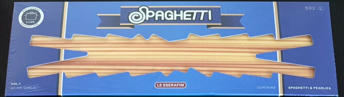 LE SSERAFIM 'SPAGHETTI' 1st Single Album Standard Compact ver