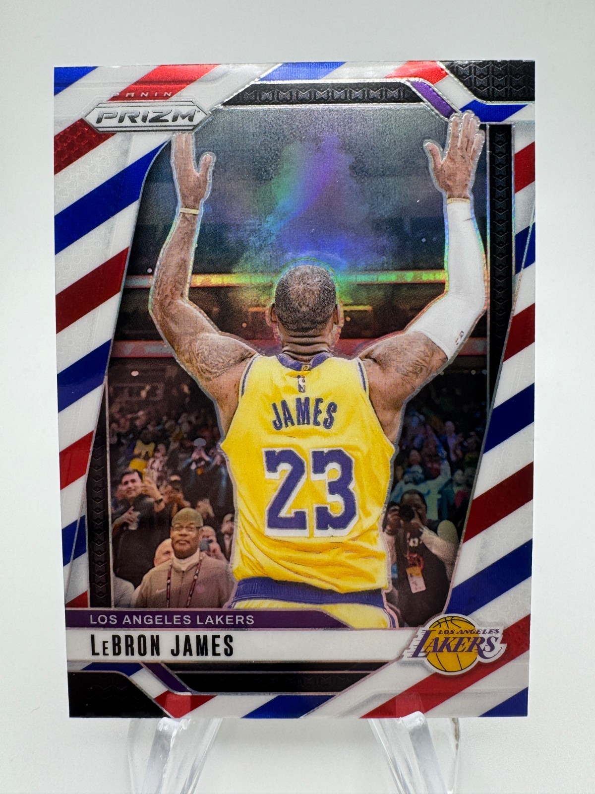 LeBron James 2024 Prizm #130 Red White Blue Price Guide - Sports