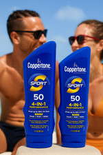 2 Pack Coppertone Sport 4-In-1 Performance Sunscreen SPF 50 7 oz Each skin piel