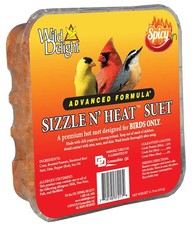 3 Pack of Sizzle N Heat Spicy Suet for Birds, 11.75 Ounces Each