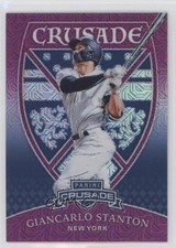 2018 Panini Chronicles Crusade Purple Mojo Prizm 86/99 Giancarlo Stanton #2 0a1
